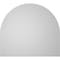 Ekena Millwork Round Top Surface Mount PVC Gable Vent: Non-Functional, w/ 3-1/2"W x 1"P Standard Frame, 18"W x 16"H GVPRT18X1601SN - alternate 4